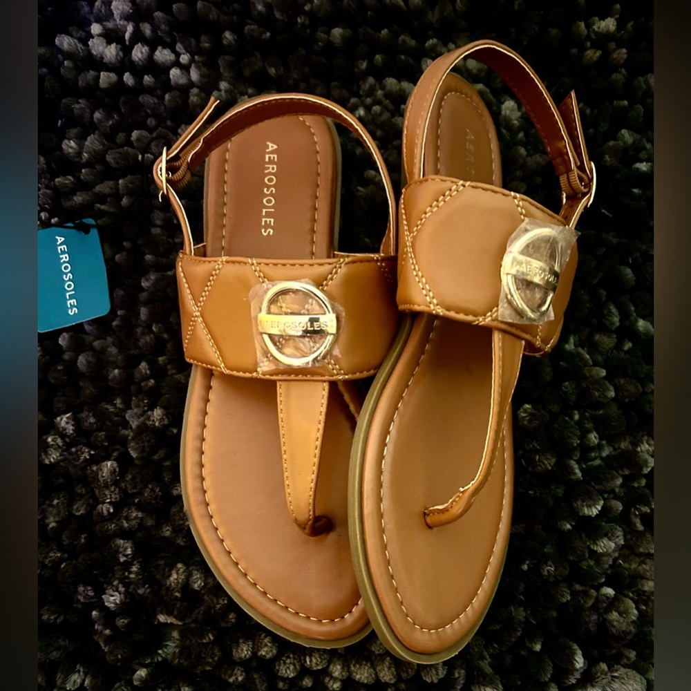 New Aerosoles Ankle Strap Sandals/Flats Size 9